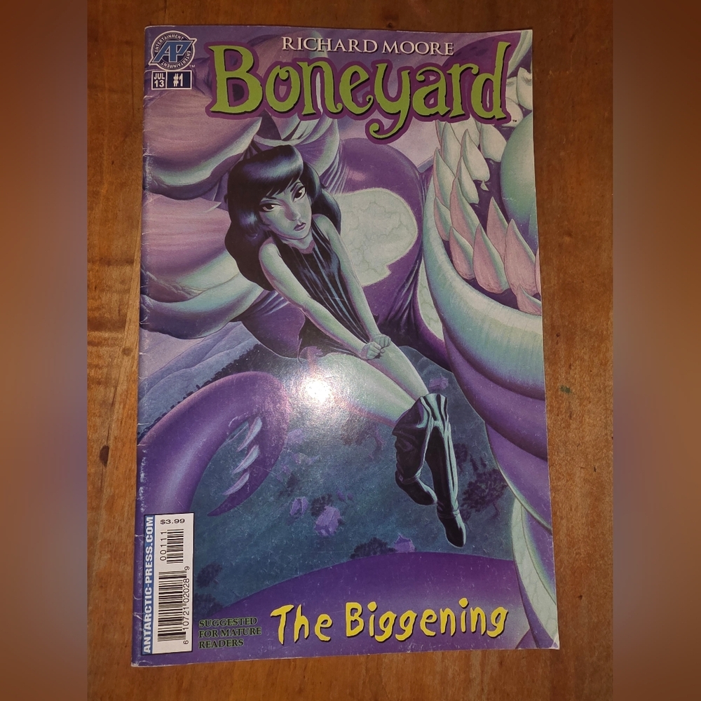 BONEYARD: THE BIGGENING #1 ANTARCTIC PRESS 2013 RICHARD MOORE GOOD